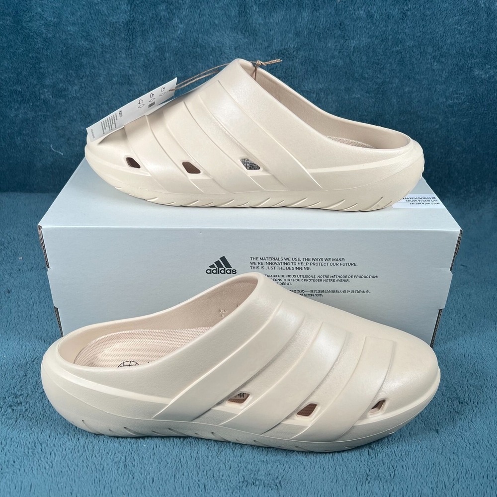 Adidas Adicane Clog Unisex Beige/Sand Casual Slip On Sandals Size M7/W8